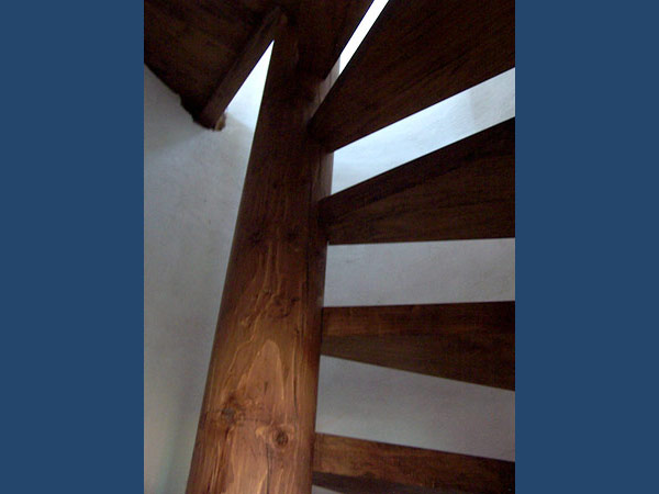Wooden Spiral Stair